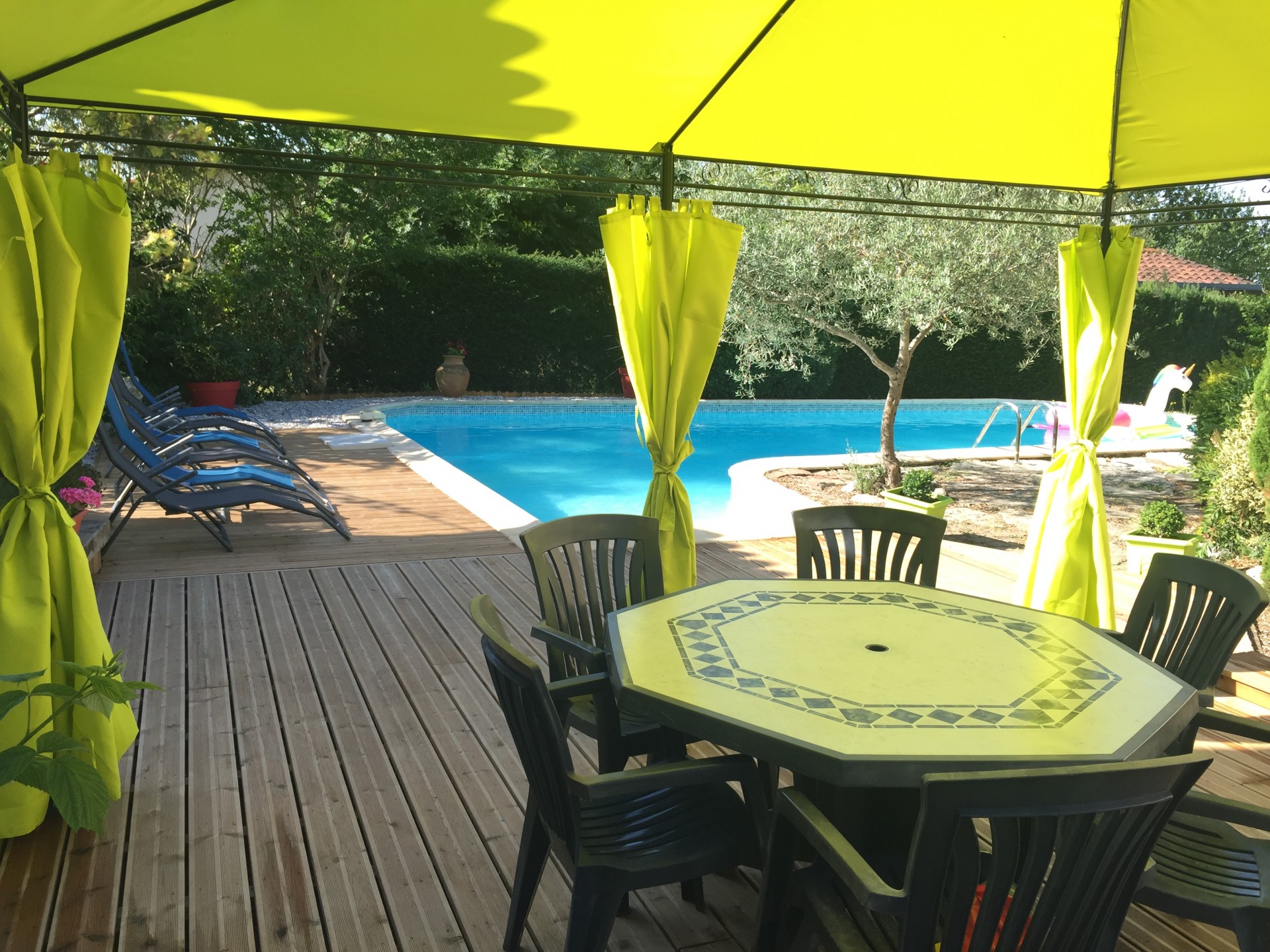 Terrasse ombragée